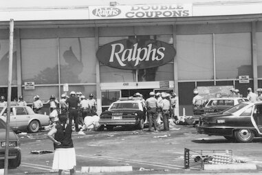 LA Riots 1992 Ralphs Looting