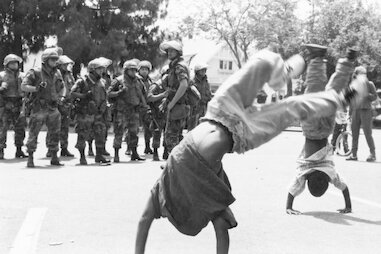 LA Riots 1992 Kids National Guard