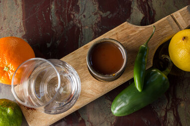 The Patio on Goldfinch, tequila shot