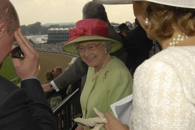 The Queen at Churchill Downs