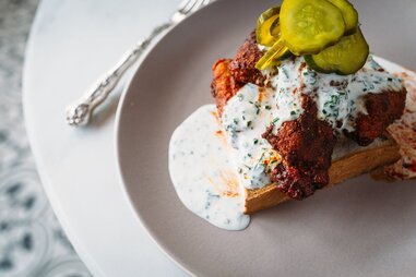 Filament Restaurant, chicken and waffles