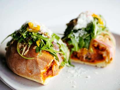 The Pass and Provisions meatball sandwich