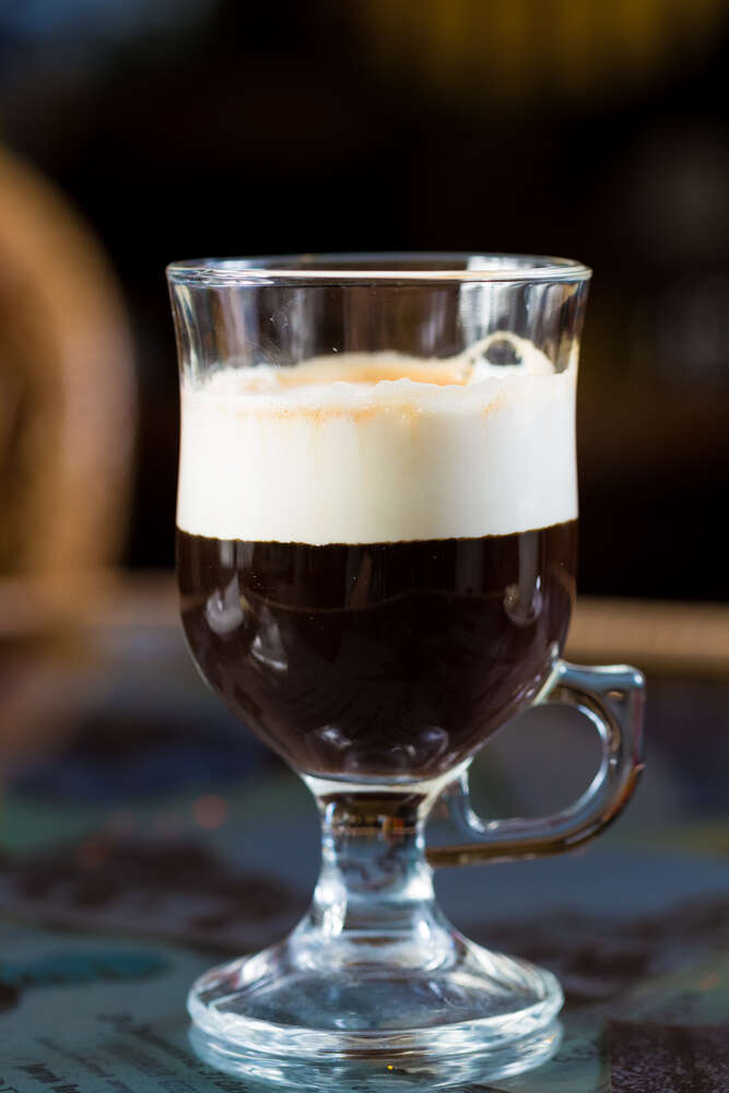 Irish Coffee: Coffee-Whiskey-Cream