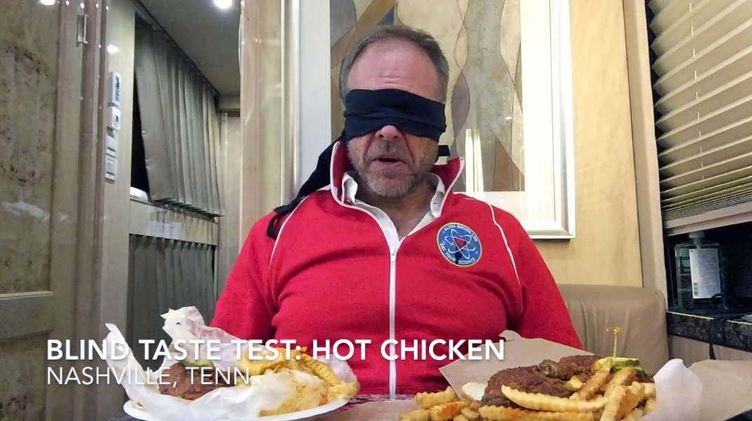 Alton Brown Blind Taste Test Nashville Hot Chicken (Video) Thrillist