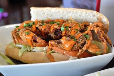 B’s Po Boy indianapolis orange sauce thrillist