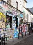 Flea Market graffitied wall and street thrillist