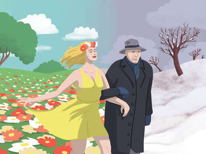 Jason Hoffman Thrillist illustration of younger lady with older man