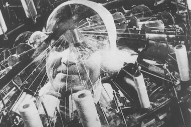 man with movie camera