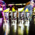 Tequila shots in bar