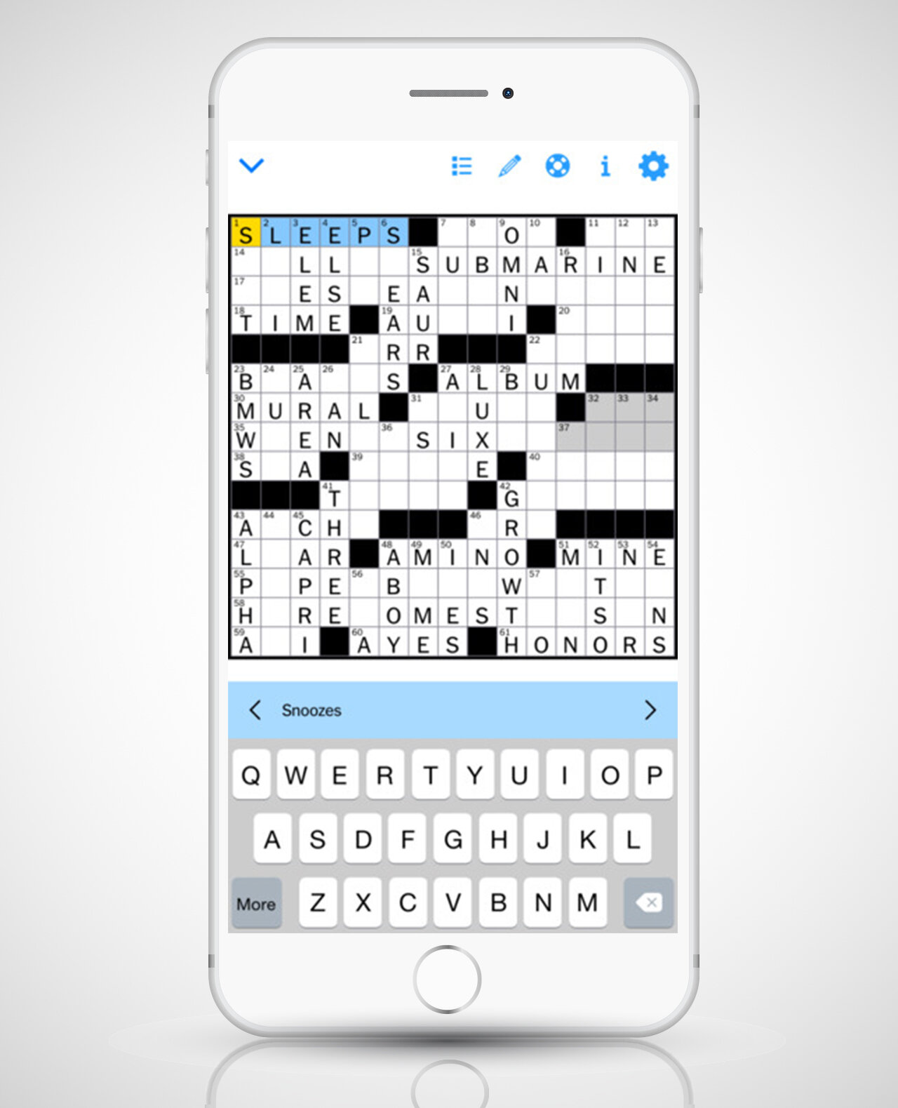 new york times crossword app