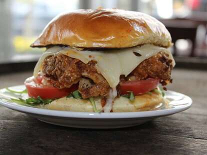 Heavy Seas Alehouse Arlington Crispy Fried Chicken Sandwich