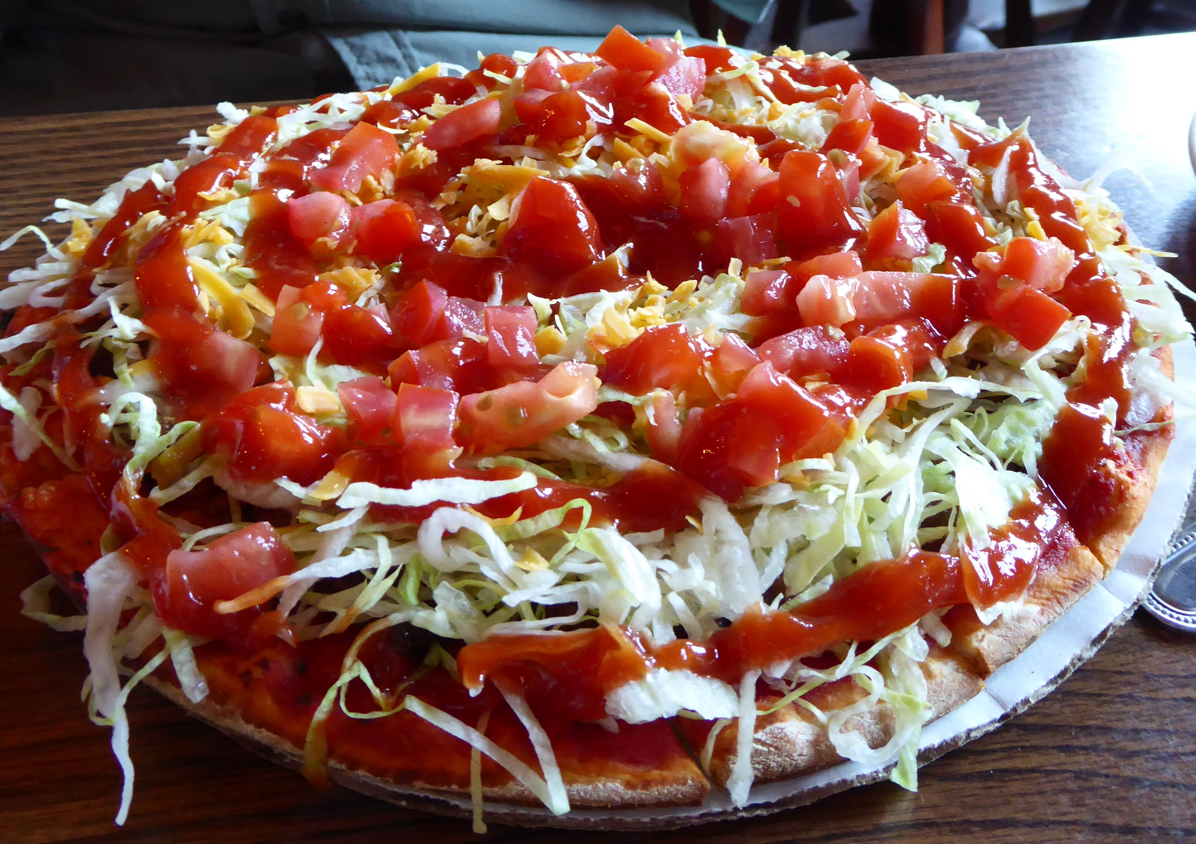 salad pizza detroit michigan thrillist