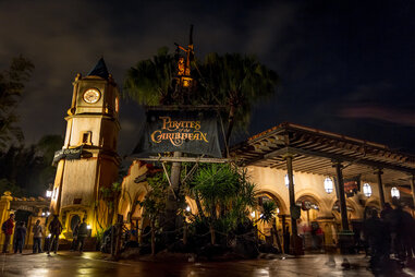 Pirates of the Caribbean Disney World night