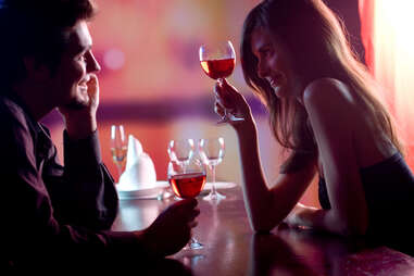 couple at a bar