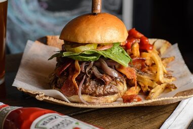 burger at South Shore Drive