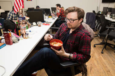 Wil Fulton Eating Cereal