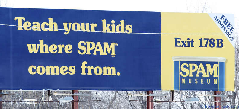 spam museum sign
