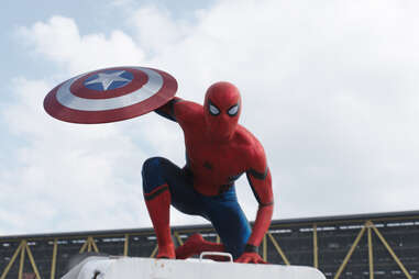 captain america civil war spider-man