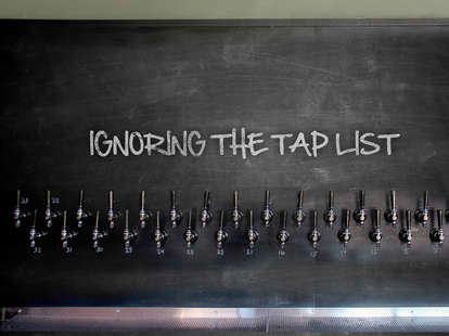 tap list chalkboard