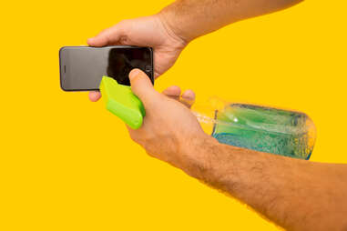 Don't use household cleaners on iPhone