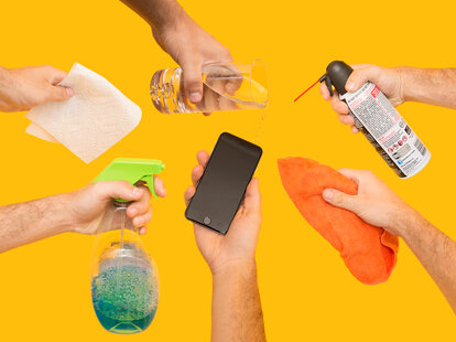 how to clean your iPhone