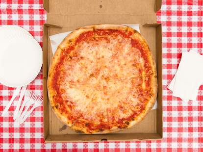 pizza with cheese