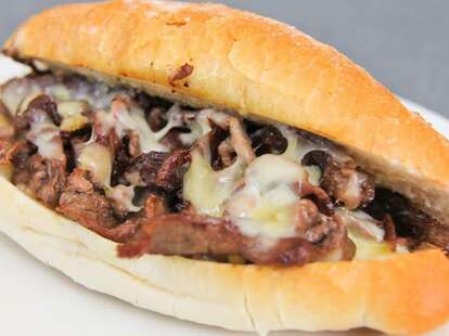 DiOrio's Pizza & Pub cheesy steak sandwich thrillist louisville