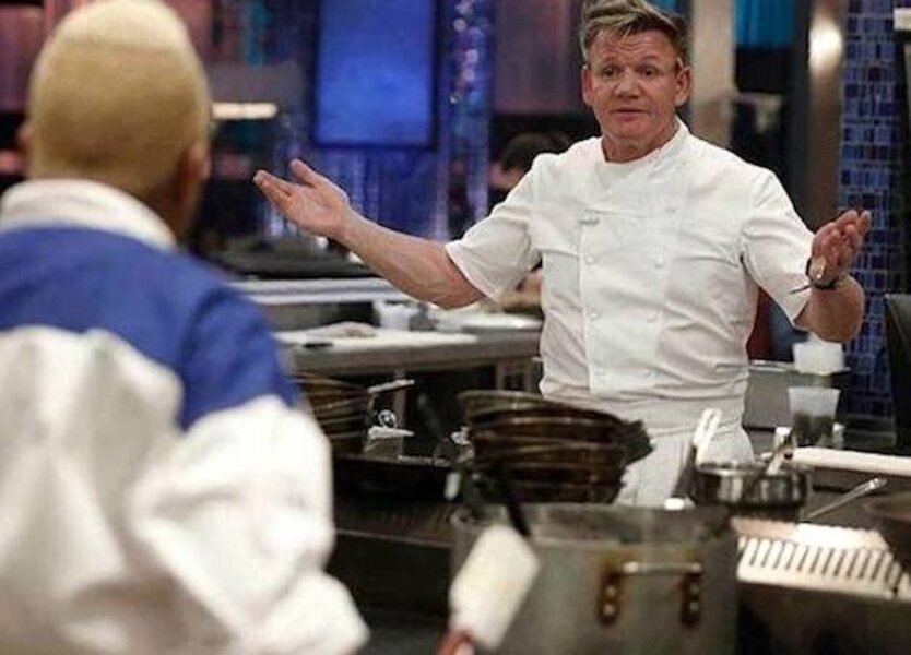 Gordon Ramsay pulls the knives out on Bobby Flay