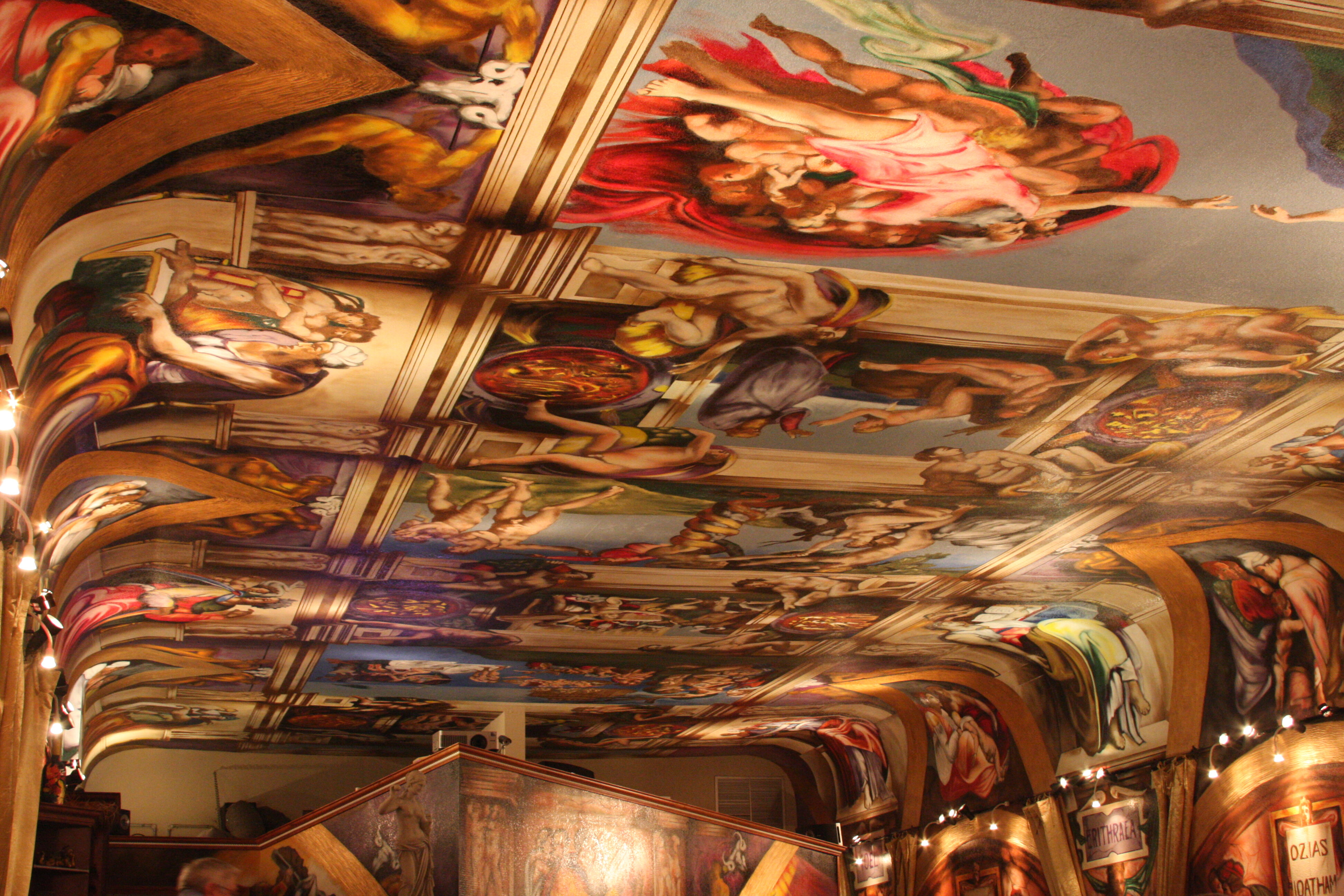 Sistine Chapel in Spray Paint (Galleria De Paco)