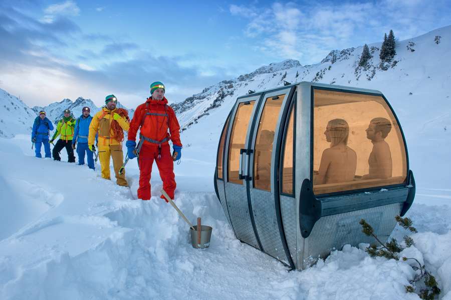 Saunagondels are Mobile Saunas in Gondolas - Thrillist