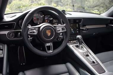 The interior is as Germanic as ever