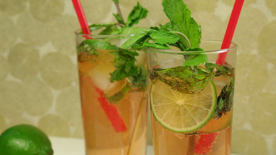 Rosé Champagne Mojito Recipe Video Thrillist