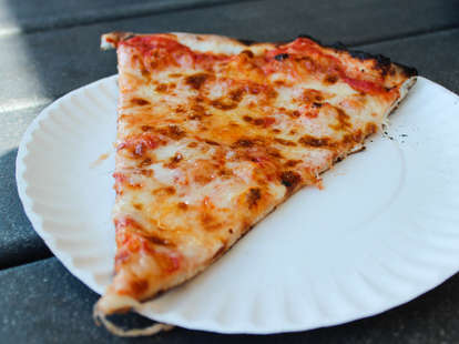 slice of plain pizza