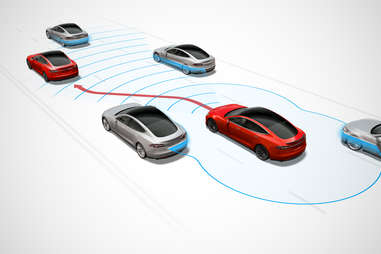 Tesla self driving feature