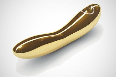 Gold dildo
