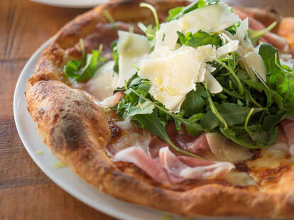 pizza with prosciutto from Stella Public House