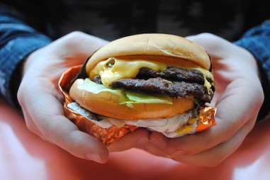 Dick’s Drive-In deluxe burger