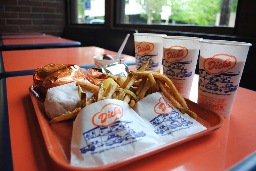 Dick's burgers menu
