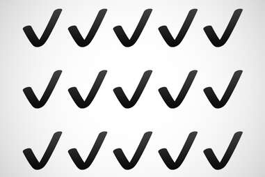 black check mark emoji