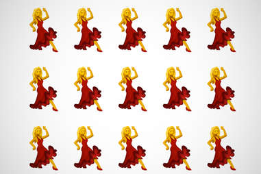dancing lady emoji