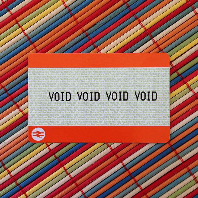 Voided card
