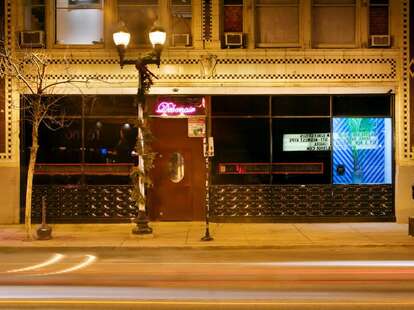 Debonair Social Club exterior view from across the street chicago thrillist