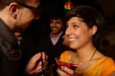 couple at bar