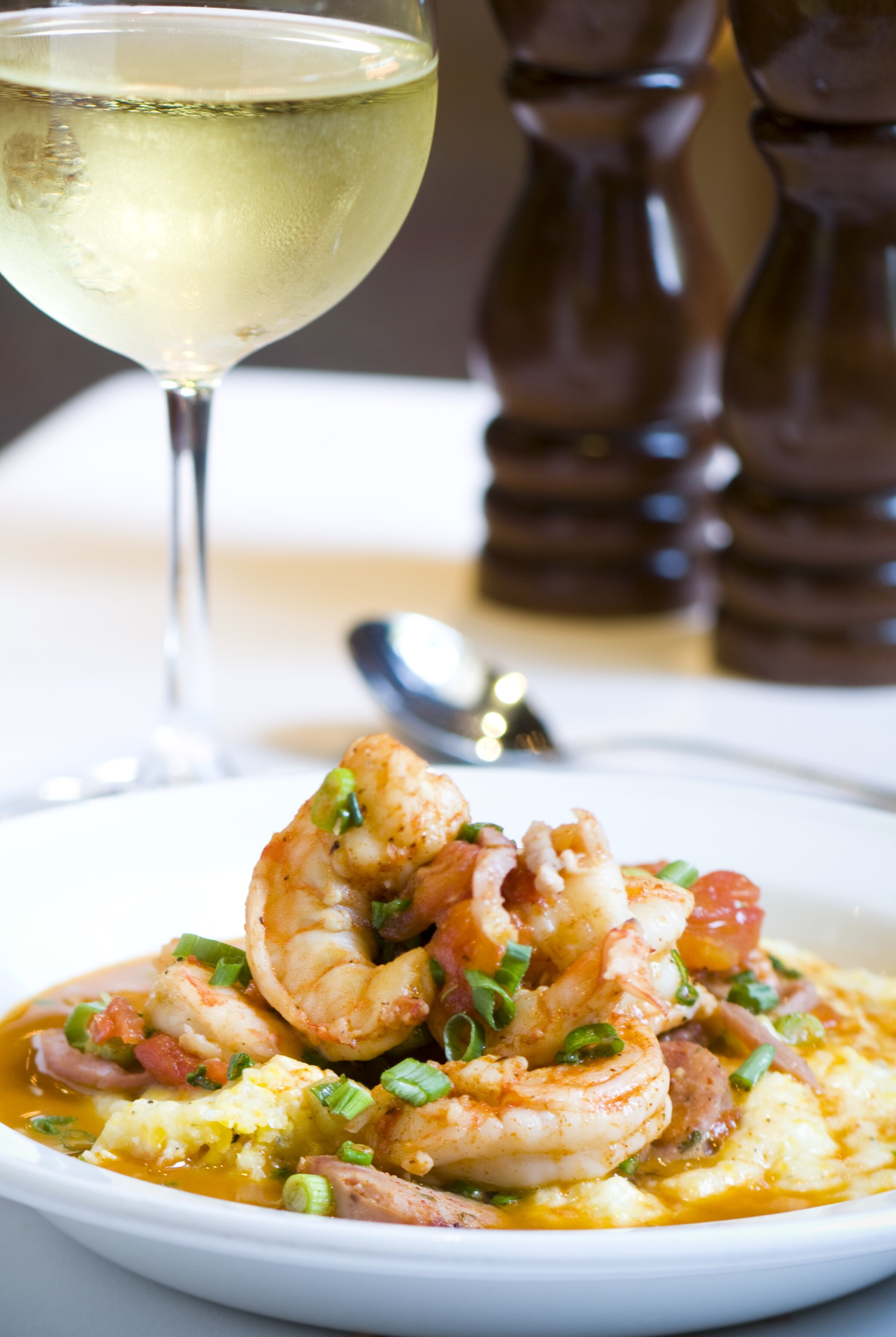 SNOB shrimp and grits