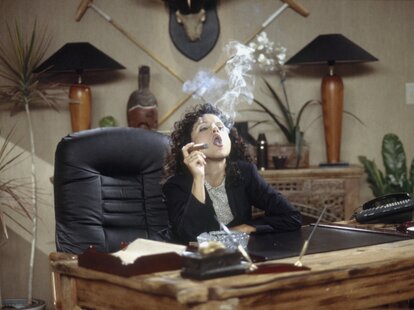 Elaine Seinfeld cigar