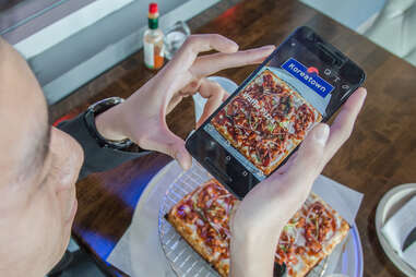 Instagram Korean Waffle Pizza