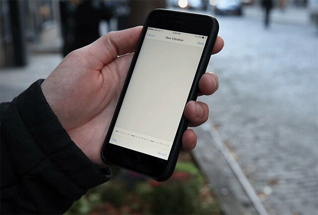 custom ringtone screen on iphone 6s