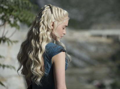 Game of Thrones Braided Hairstyles on Emilia Clarke Natalie