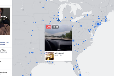 People Driving on Facebook Live