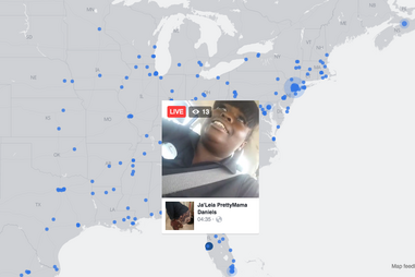 People Driving on Facebook Live